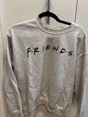 Urban Outfitters Friends The Television Series Grey Crewneck Sweatshirt Size Med